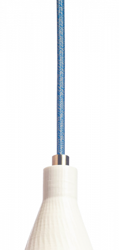 голубой с узором